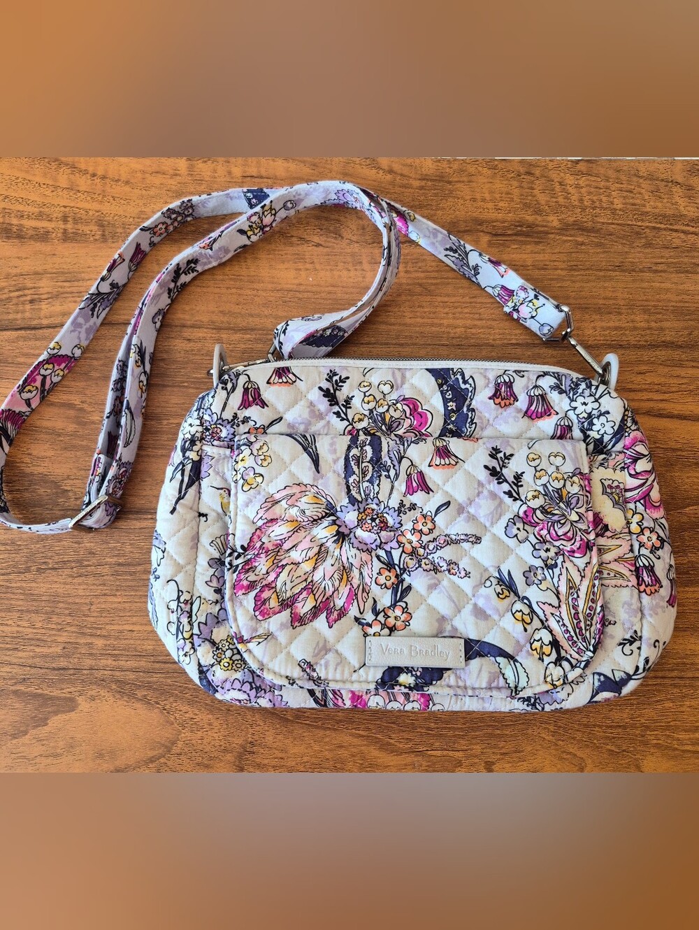 Vera Bradley Women's Cotton Carson Crossbody Bag